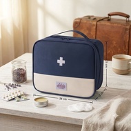 Portable Medicine Bag Travel First Aid Kit Bag Emergency Pouch Beg Ubat Medical Organiser