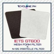 (CyclonePH) IETS GT600 Extra Dust [UNK] Reusable Washable Black/White Foam Filter for Cooling Pad