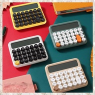 V1(MDQS) 12 Digits Mechanical Switch Calculator Large LCD Display Desktop Calculator Large Button Fi