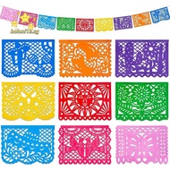 BOLONI12 Mexican Party Banner Decorate Cinco De Mayo Decorations Paper Cuttings Art Celebration Part