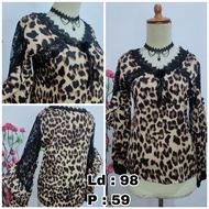 Gyaru style leopard Top