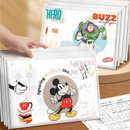 [NEW] Cute Cartoon Student A4 Pull Loop File Bag Transparent File Bag Waterproof Storage Large Capac