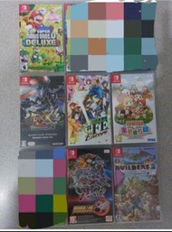 Switch/Switch 2 game/games 雜錦系列 ～ Mario 超級瑪利歐兄弟 U 豪華版, 魔物獵人 XX, 幻影異聞錄 #FE Encore, 牧場物語 重聚礦石鎮, 超級機械人大