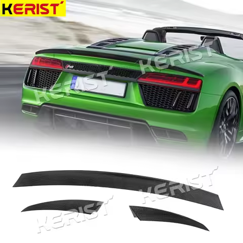 Carbon Fiber Rear Trunk Boot Wing Spoiler for Audi R8 Spyder GT V8 V10 2016 UP