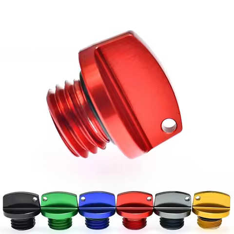 CNC Motorcycle Crankcase Cover M20*2.5 Engine Oil Filling Screw Cover Plug CRF250R/L/M WR250F YZ85 K