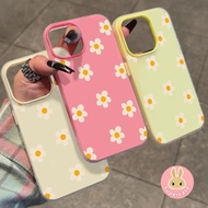 White Simple Flower Phone Case For Realme C63 C61 india C55 C53 C51 C51S C35 C33 C33S C31 C30 C30S C