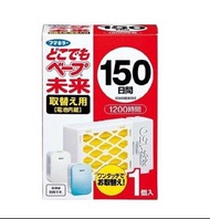 ［限買2盒］日本VAPE 未來電子驅蚊器(150日補充裝)
