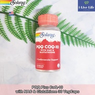 PQQ Plus CoQ-10 with NAC & Glutathione 30 VegCaps - Solaray