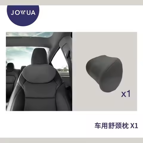 Jowua Hexagonal Honeycomb Car Headrest Pillow Neck Protection for Mercedes-Benz Tesla - Portable Tra