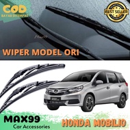 MOBILIO CAR WIPER STAINLESS STEEL HANDLE 2 PCS ORIGINAL WIPER MODEL - MAX99