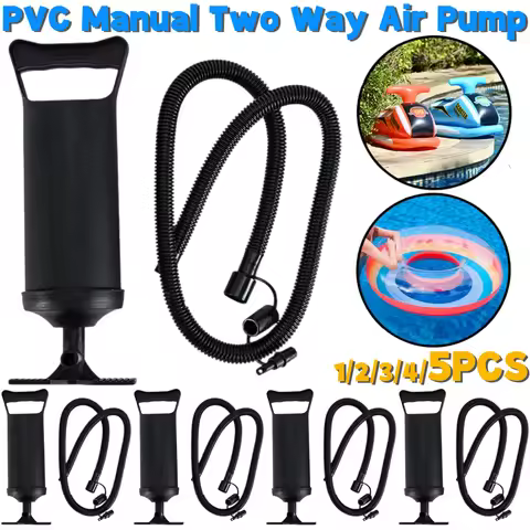 Two Way Air Pump Fast Inflation PVC Manual Air Pump Hand Pulled Inflatable Pump for Swimming Pools M