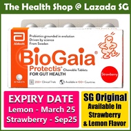 Biogaia Protectis Tablets (SG Version) / Probiotics for Kids &amp; Adults / Contains Patented Lactic Acid Bacterium Lactobacillus reuteri Protectis (L. reuteri DSM 17938) that helps restore natural balance in the gut