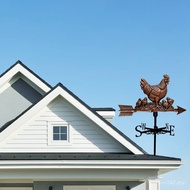 Courtyard Style Directional Wind Direction Sign Roof Hen Wind Direction Sign Indicator Installation 