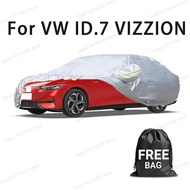 Car For VW ID.7 VIZZION Full Waterproof sun protection cover Scratch resistant cars accessories