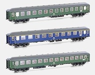 81220907-Set of 3 Passenger Cars DB, Ep.IVa, D1213, AC - Track Gauge H0