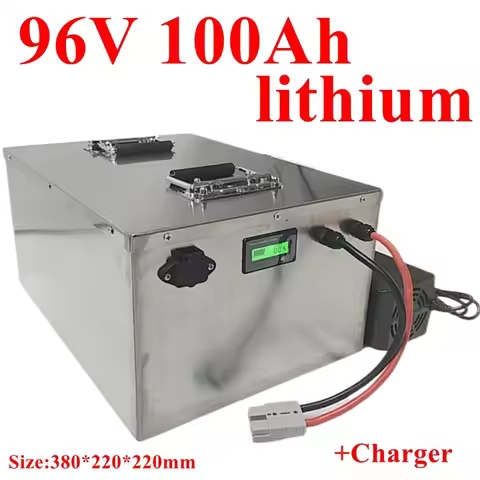 RT waterproof 96v 100Ah lithium ion Rechargeable battery li ion for Excavatorvehicle RV AGV Forklift