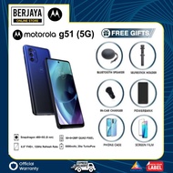 (READY STOCK) Motorola Moto G51 5G 4GB+128GB Smartphones | 6.8" FHD+ 120 Hz ultra-smooth display | S