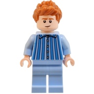 Original Lego Harry Potter - Percy Weasley (Bright Light Blue Striped Pajamas) 76437 Minifigure new