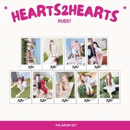 HEARTS2HEARTS PATTERN RUDE 9 PCS KPOP UNOFFICIAL H2H CARMEN JIWOO YUHA STELLA JUUN ANA IAN YEON