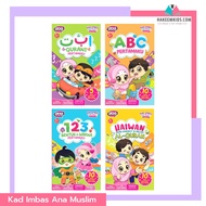 KAD IMBAS ANA MUSLIM ALIF BA TA ABJAD NOMBOR HAIWAN BOLEH TULIS DAN PADAM (READY STOCK)