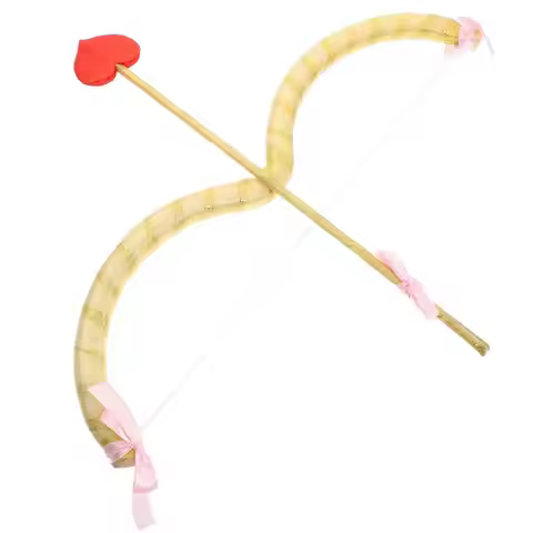 1 Set Cupid Bow And Arrow Cupid Cosplay Costume Accessory Valentine'S Day Photography Prop Wedding A