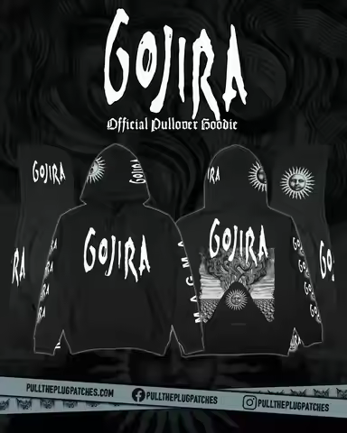 Gojira Magma Deluxe Pullover Hoodie Men Women Fleece Oversized Sweatshirts Pullovers Female Male Clo