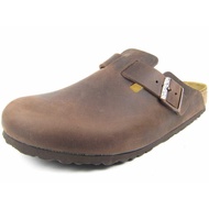 Birkenstock Boston Clog Leather Taupe EU 41 (26.5 cm)