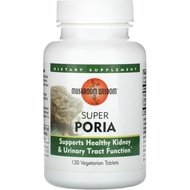 MUSHROOM WISDOM Super Poria 120 Tablets, 0.02 Pound