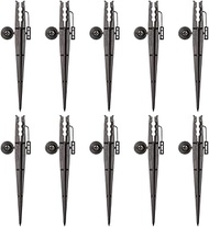 Rain Bird TS25-10PS2 TS25/10PS Tubing Stake with Bug Guard, 1/4" Plastic w Cap, 10-Pack