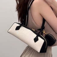 Alaia Inspired Sausage Bag 2025 - French Baguette Leather Shoulder Purse (Trendy Underarm Crossbody)