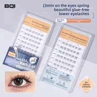 Premium BQI White Moonlight No Glue Lower Lashes Natural Fluffy Beginner-friendly Inverted Lower Las