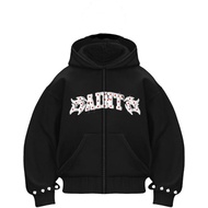 MSVP HOODIE ZIPPER AINT HOODIE BLACK BOXY UNISEX FLEECE