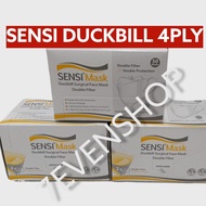 New Masker Sensi Duckbill 4Ply Original Sensi Face Duck 4 Ply Isi