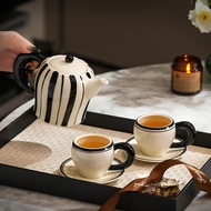 Ceramic tea set suitable for wedding ceremony come with household gift box