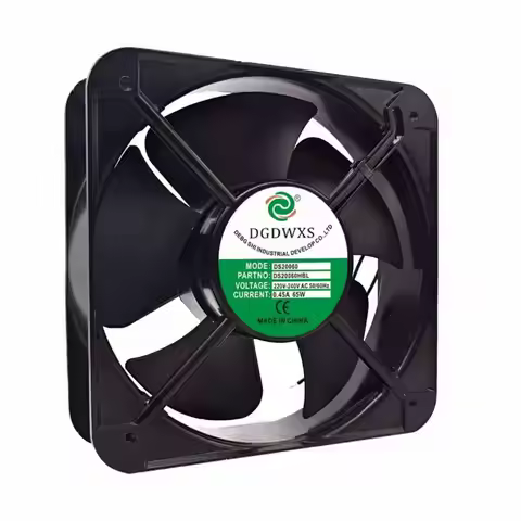 For DS20060 DS20060HBL AC 220V 240V 65W 200x200x60mm Industrial Axial Cooling Fan Exhaust Ventilatio