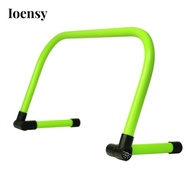 [Ioensy] Hurdle with Frame Compact Adjustable Hurdle Portable Agility Hurdles Green