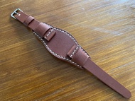 20mm 復古款 手工製皮革錶帶 Vintage style LEATHER STRAPS Bund strap for Rolex Tudor Seiko watch 香港本土製造 Made in Hong Kong