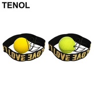 TENOL Boxing Reflex Ball Headband Set Reflex Punching Fight Ball Reflex Ball on String with Headband