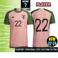 （Can Customizable) t-shirt Japan 22-23 season special edition/player edition pink football t-shirt  