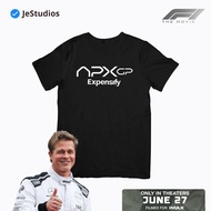 F1 The Movie 2025 T-shirt Cotton Combed 30s Distro Black