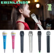 EBINLANDS Microphone Prop, Karaoke Simulate Speech Mics Toy, Stage Costume Prop Practice Microphone 