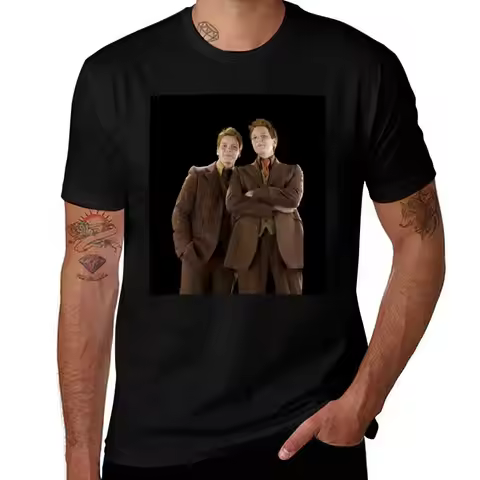 Fred and George Weasley T-Shirt cotton t shirt man essential t shirt T-Shirt