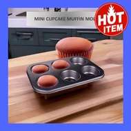 Non Stick Mini Muffin Cupcake Aluminum Mold Baking Tray Cake Bakeware Kek Cawan Acuan Tidak Melekat 