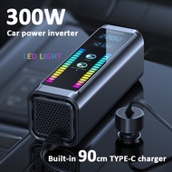 Equipped With Voltage Monitoring 300W Car Power Inverter 12V/24V To 300V Car Phone USB Charging Sock