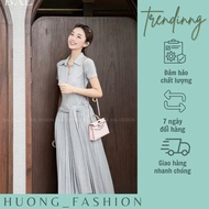 Huong fashion tie-waist dress