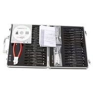 Lishi เครื่องมือ2-In-1 32ชิ้น/เซ็ตของแท้ใหม่สำหรับการเลือกล็อคและถอดรหัส Lishi ชุดเครื่องมือเครื่องต