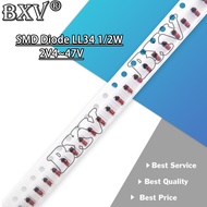 100pcs 0.5W 1/2W Zener Diode SMD Diode ZMM5V1 ZMM3V0 3V3 3V9 4V7 5V1 7V5 8V2 10V 12V 15V 16V 18V 20V