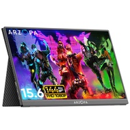 ARZOPA 16.1'' 144Hz Portable Gaming Monitor, 106% sRGB 1080P FHD Portable Monitor with HDR, Ultra Sl