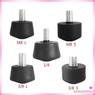 Time Universal Antislip 8 Rubber Foot Pad for Tripods Monopod 1 4 Inches 3 8inch