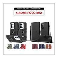 HP Flip Case Latest VIVO V25 PRO Robot Armor/ Hardcase Casing Ringstandhp